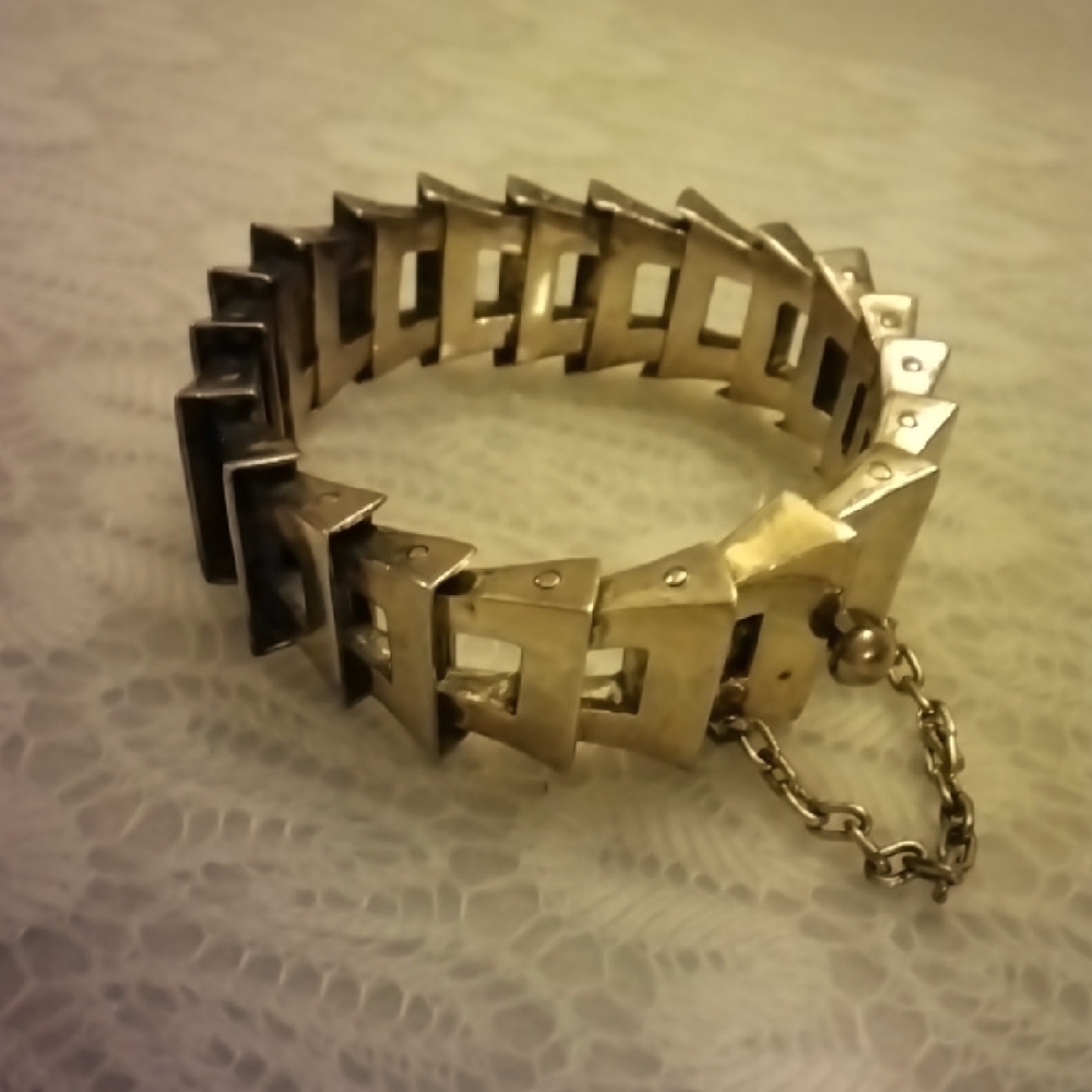 Fantastic Rare Vintage Modernist Antonio Pineda Bracelet